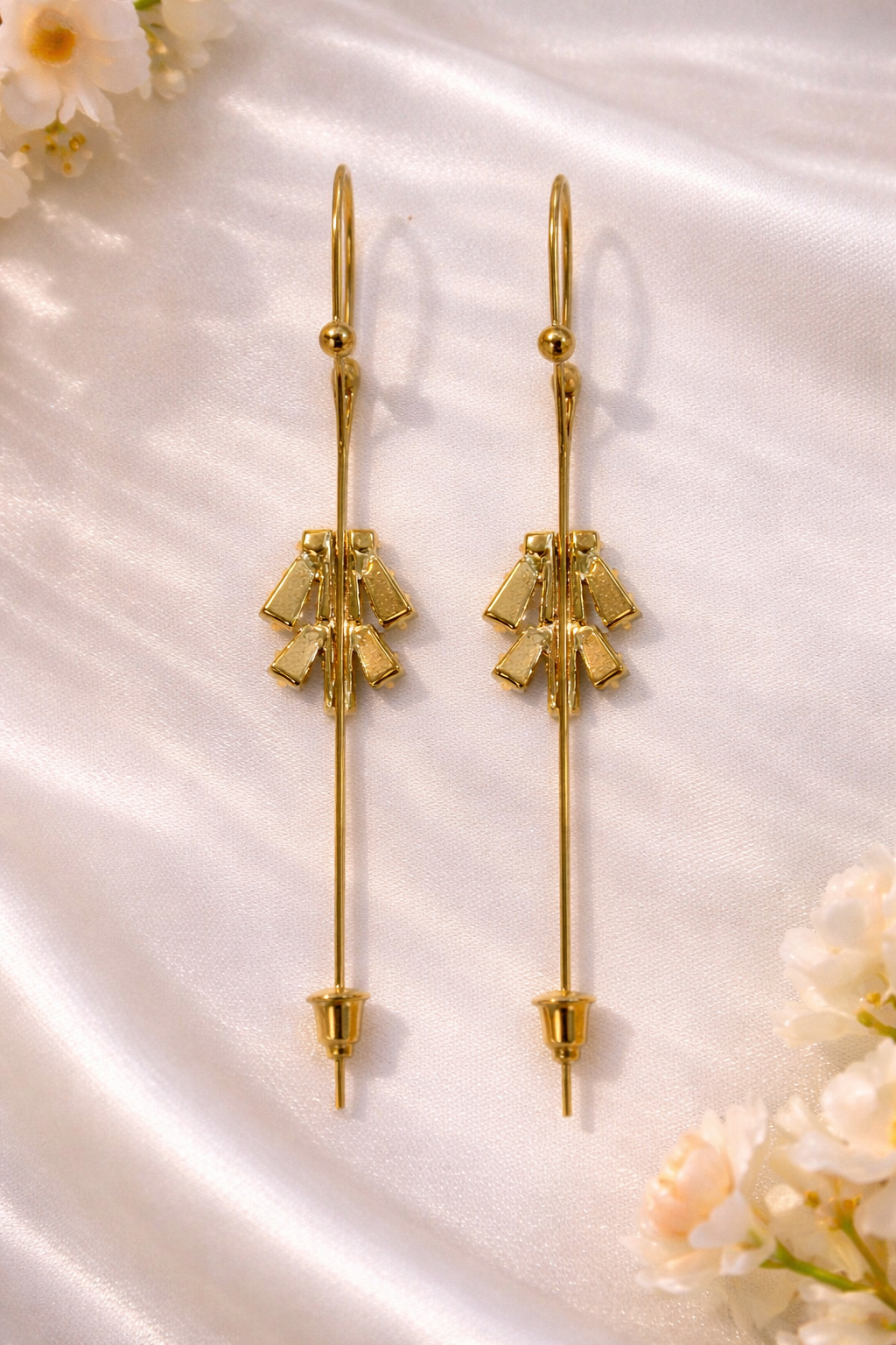 Crystal Cascade Earpin