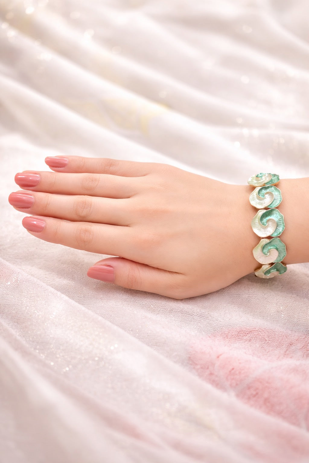 Green Coral Bracelet