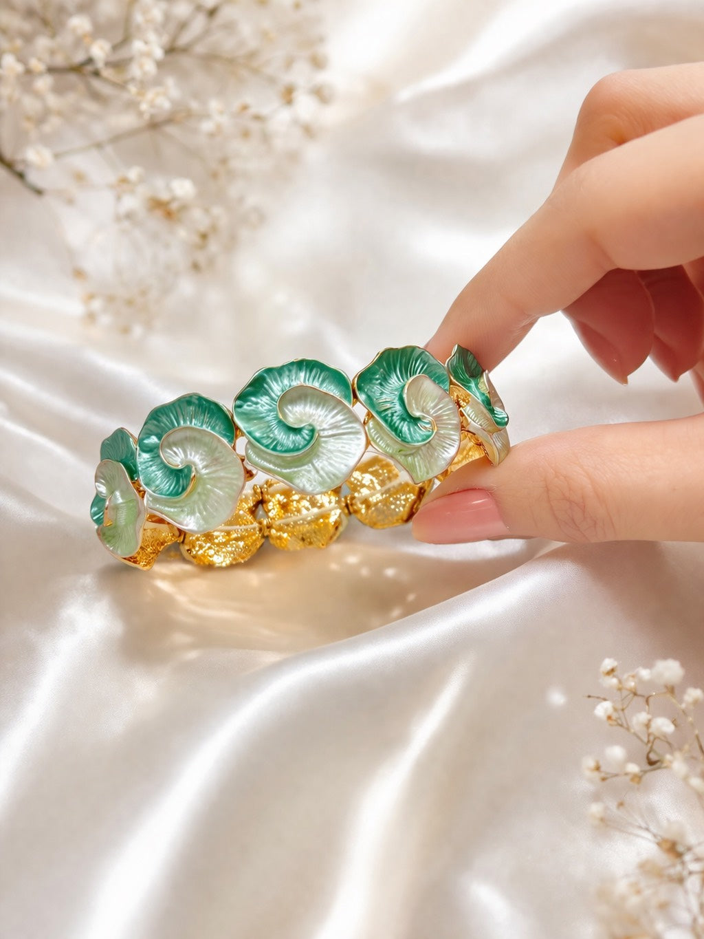 Green Coral Bracelet
